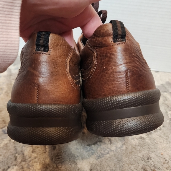 SAS Move On Brown Leather Lace Up Comforr Support Walking Shoes Size 13M - Picture 9 of 15